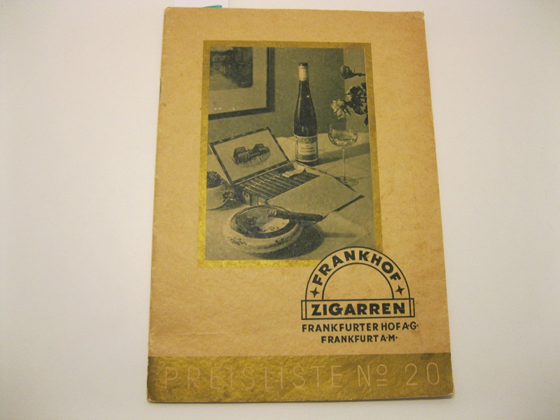 Frankhof zigarren. Frankfurter hof A.G.